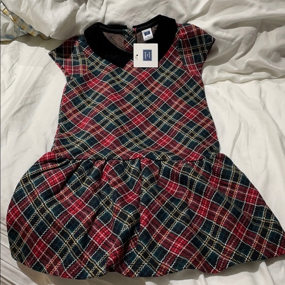Janie and Jack Other - Janie & Jack 4 red black plaid dress NWT